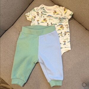 Ralph Lauren Polo | Baby Bodysuit and Pants Set | 3-6m